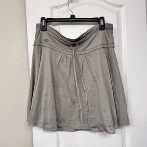Abercrombie & Fitch Light Gray Skater Skirt